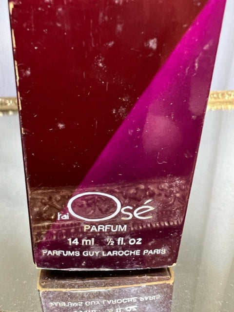 J’ai Osé Guy Laroche extrait de parfum 14 ml. Édition vintage 1978. Flacon scellé.