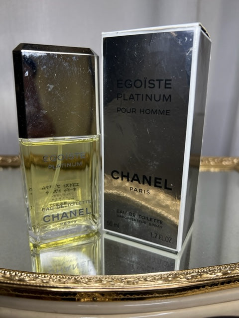 Chanel EGOISTE Platinum edt 50 ml. Extremely rare original 1993. Sealed  bottle.