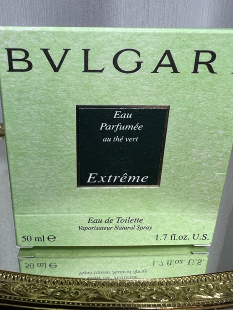 Bvlgari Eau Parfumee au The Vert Extreme 50 ml. Vintage original 1996. Flacon scellé
