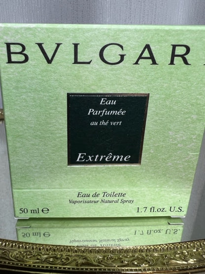 Bvlgari Eau Parfumee au The Vert Extreme 50 ml. Vintage original 1996. Flacon scellé