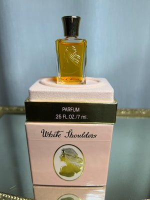 White Shoulders Evyan extrait 7,5 ml. Vintage 1970. Sealed bottle