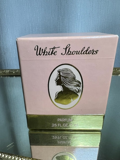 White Shoulders Evyan extrait 7,5 ml. Vintage 1970. Sealed bottle