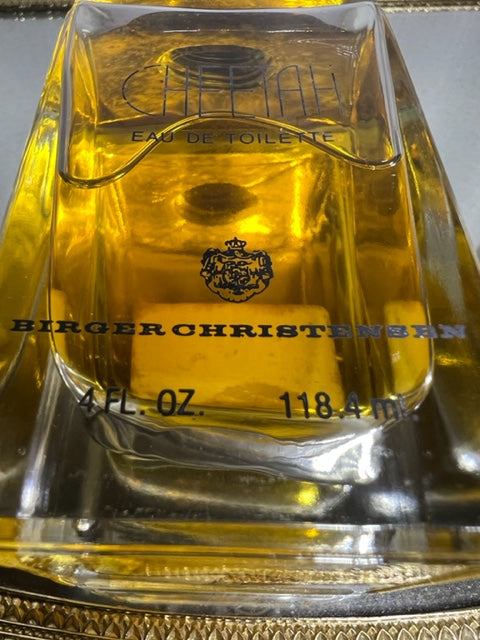 Birger Christensen Cheetah edp 120 ml crystal bottle. Extremely rare 1964 edition. Amazing!