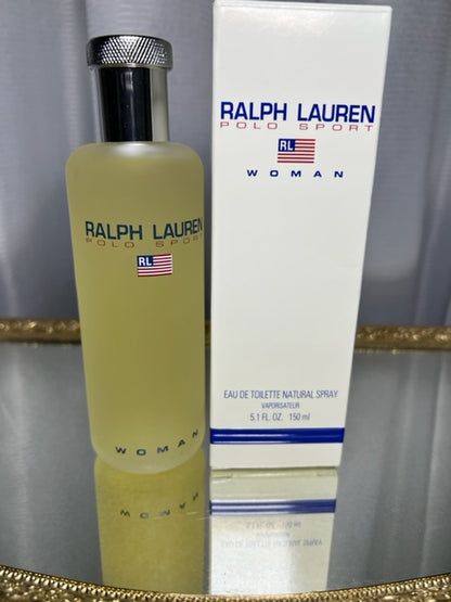 Ralph Lauren Polo Sport femme EDT 150 ml. Édition vintage 1991. Flacon scellé
