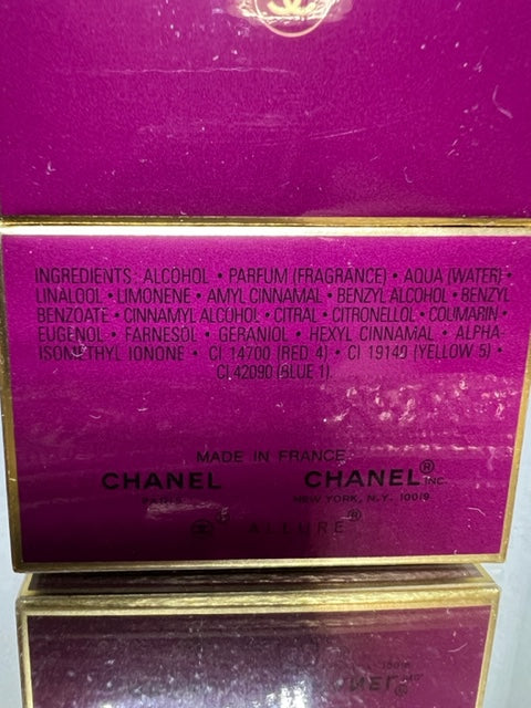 Allure Sensuelle Chanel pure parfum 7,5 ml. Rare, vintage. Sealed bottle