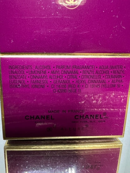 Allure Sensuelle Chanel pure parfum 7,5 ml. Rare, vintage. Sealed bottle