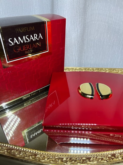 Samsara Guerlain extrait de parfum 15 ml. Vintage première édition. Flacon scellé