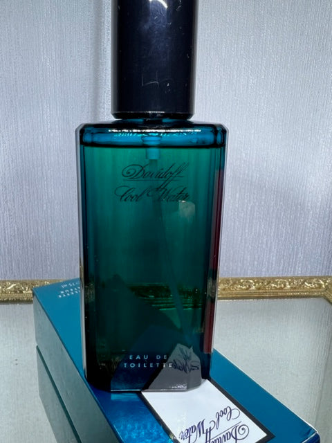 Davidoff Cool Water edt 70 ml. Rare vintage Lancaster edition 1989. Sealed bottle