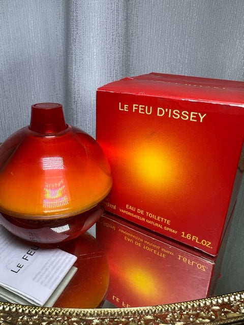 Le Feu d'Issey Issey Miyake edp 50 ml. Vintage first edition. Sealed bottle