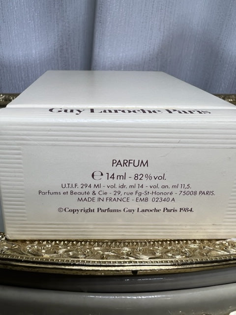 Fidji Guy Laroche parfum pur 14 ml. Édition vintage 1980. Scellé