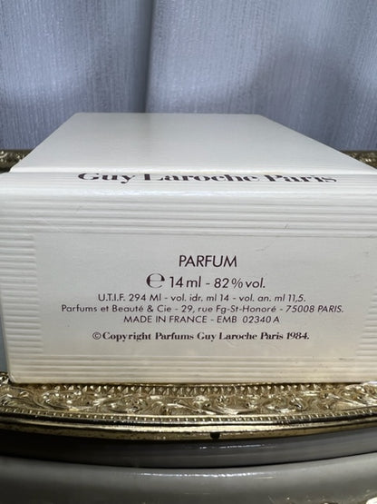 Fidji Guy Laroche parfum pur 14 ml. Édition vintage 1980. Scellé