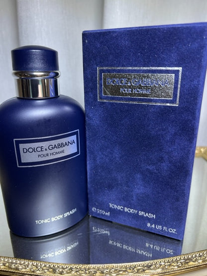 Dolce Gabbana Pour Homme perfume Body lotion 250 ml. Rare, vintage first edition Italy.