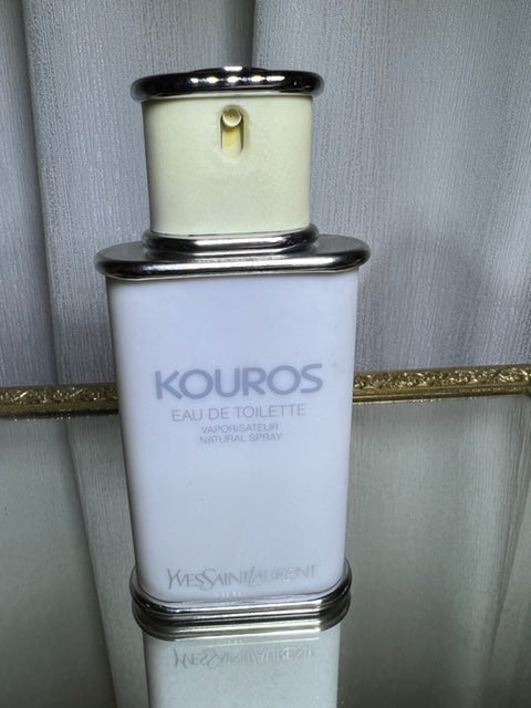 YSL Kouros edt 100 ml. Vintage 1981. Seal3d/full bottle. Box without