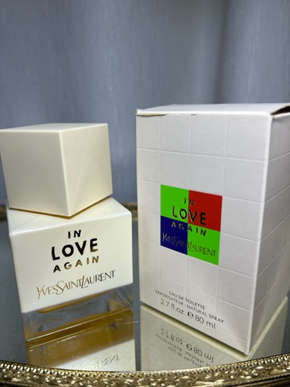 In Love Again YSL edt 80 ml. Rare, vintage. Flacon scellé