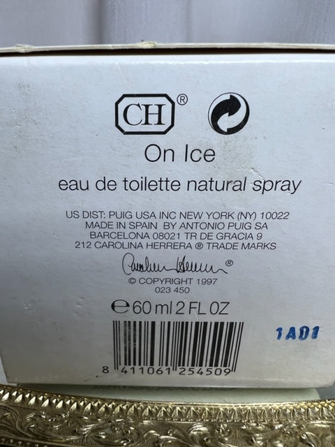 Carolina Herrera 212 On Ice 2003, 60 ml. Rare, édition Espagne vintage 2003. Scellé