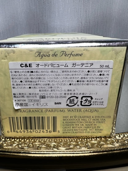Gardenia Crabtree & Evelyn edp 50 ml. Vintage 2005. Flacon scellé