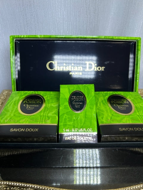 Dior Tendre Poison perfume set. Perfume savon 2x150 g and edt. Sealed