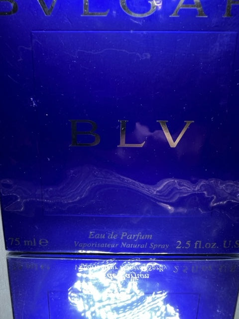 BLV Bvlgari edp 75 ml. Vintage 2000 original edition. Sealed