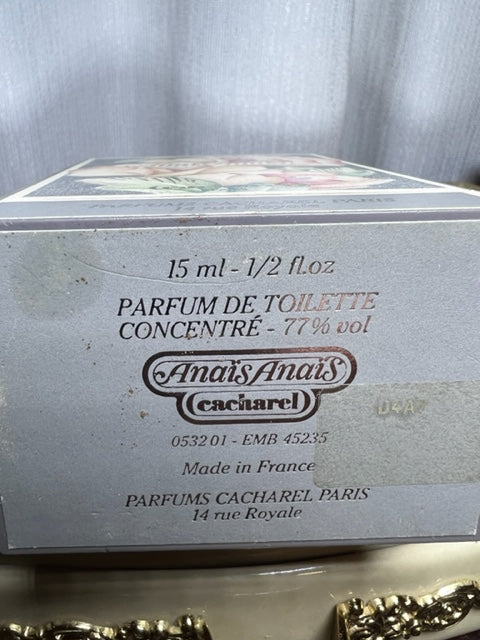 Anais Anais Cacharel parfum concentrée 14 ml. Vintage 1978. Sealed bottle