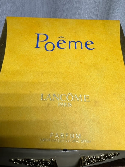 Poème Lancôme parfum pur 15 ml. Édition originale vintage, flacon scellé