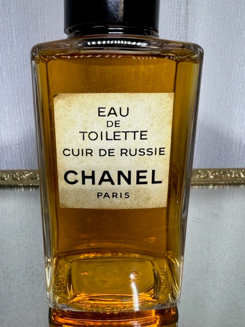 Chanel Cuir de Russie edt 200 ml. Rare vintage 1970s. Box without. Bottle sealed