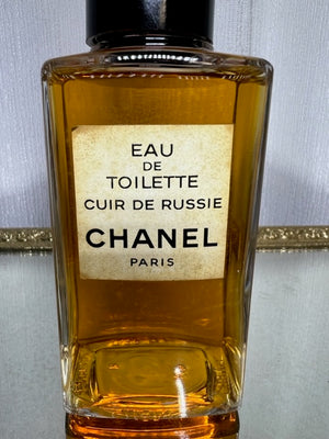 Chanel Cuir de Russie edt 200 ml. Rare vintage 1970s. Box without. Bottle sealed