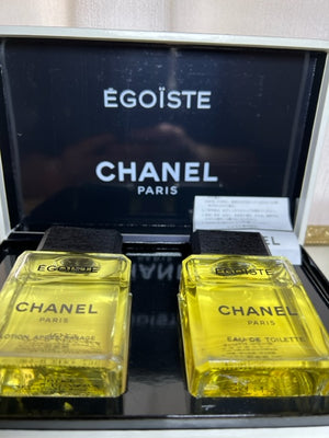 Egoiste Chanel perfume gift set edt 75 ml apres rasage 75 ml. Sealed bottle