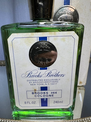 Brooks Brothers Brooks #44 Cologne For Men 236 ml. Vintage 1970s