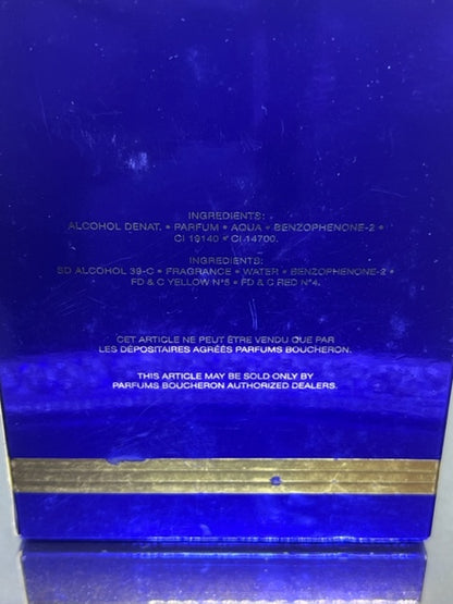 Jaipur Saphir Boucheron edt 50 ml. Vintage 1999. Flacon scellé