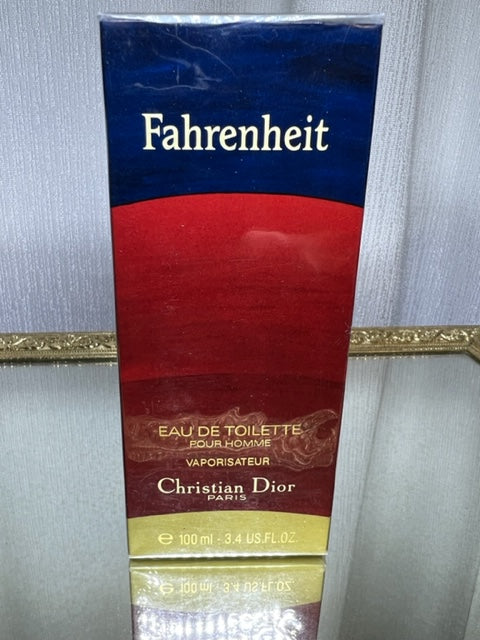 Dior Fahrenheit edt 100 ml. Rare, vintage 1988 original edition, sealed