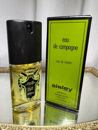 Sisley Eau de Campagne edt 50 ml. Première édition vintage des années 70.