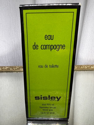 Sisley Eau de Campagne edt 50 ml. Vintage 70s first edition.