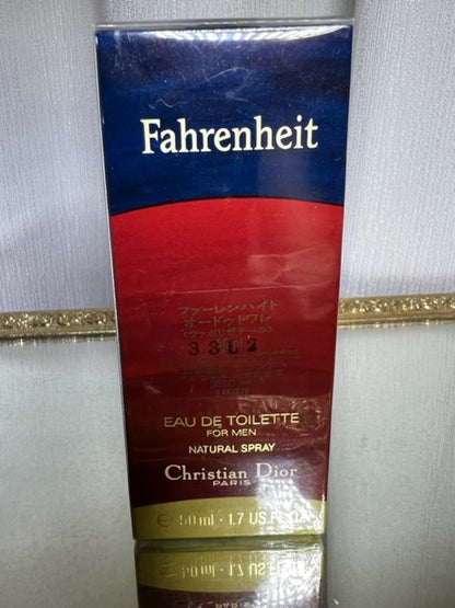 Dior Fahrenheit edt 50 ml. Vintage original 1988. Sealed