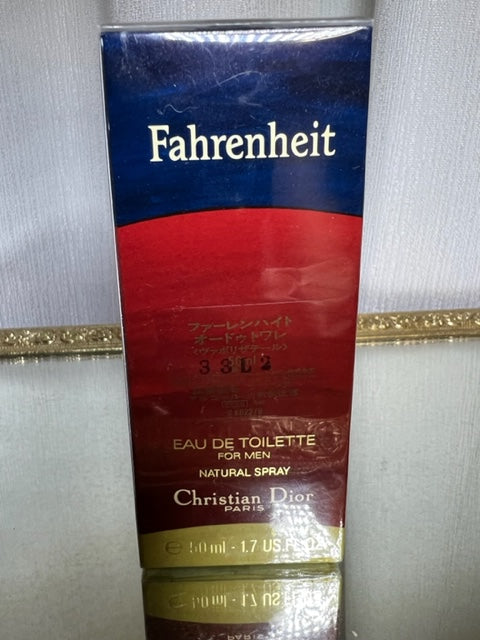 Dior Fahrenheit edt 50 ml. Vintage original 1988. Sealed