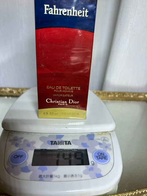 Dior Fahrenheit edt 50 ml. Vintage original 1988. Sealed
