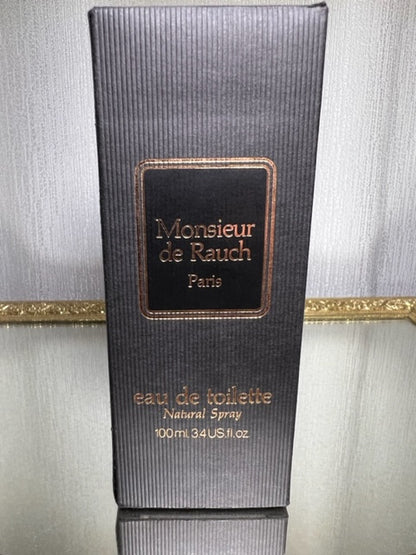Monsieur De Rauch eau de toilette 100 ml. Vintage années 1970. Flacon scellé.