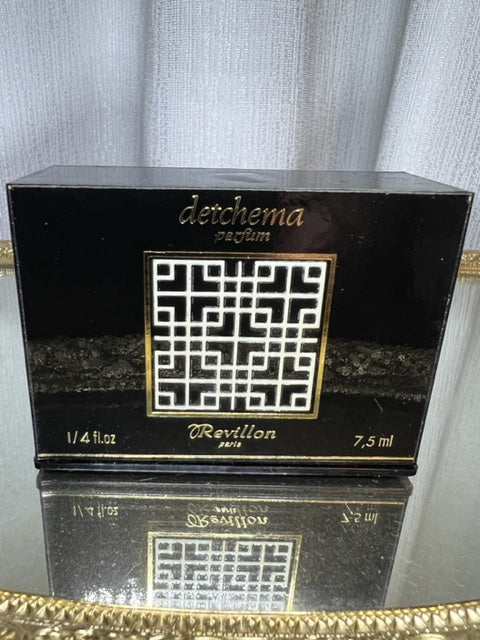Detchema Revillon extrait 7,5 ml vintage 1970s. Sealed bottle