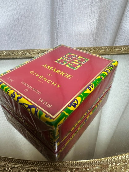 Givenchy Amarige extrait de parfum 7 ml. Rare, vintage, première édition.
