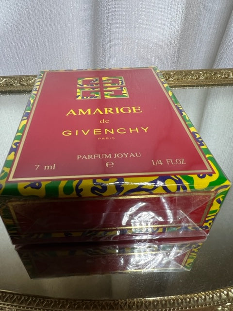 Givenchy Amarige extrait de parfum 7 ml. Rare, vintage, première édition.