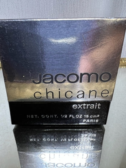 Jacomo Chicane extrait 15 ml. Vintage 1971. Sealed bottle.