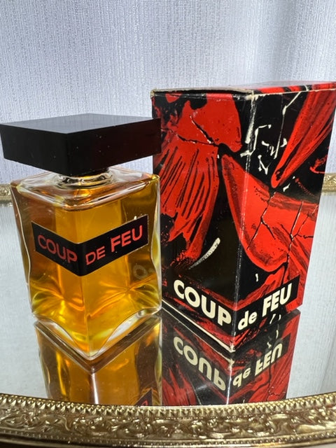 Parfum Marquay Coup de Feu 59 ml. Édition rare de 1957. Flacon scellé