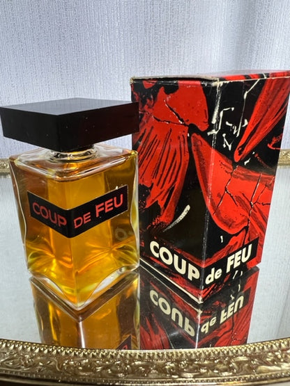 Parfum Marquay Coup de Feu 59 ml. Édition rare de 1957. Flacon scellé