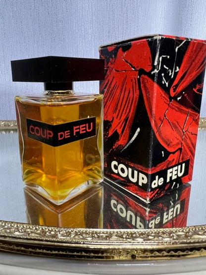 Parfum Marquay Coup de Feu 59 ml. Édition rare de 1957. Flacon scellé
