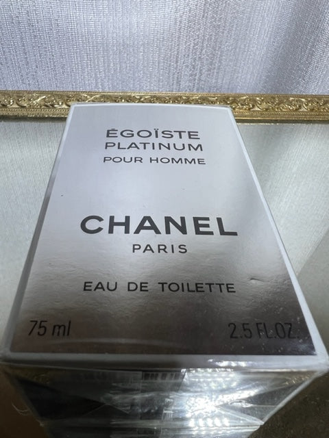 Egoiste Platinum Chanel edt 75 ml. Vintage first edition. Sealed