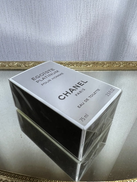 Egoiste Platinum Chanel edt 75 ml. Vintage first edition. Sealed