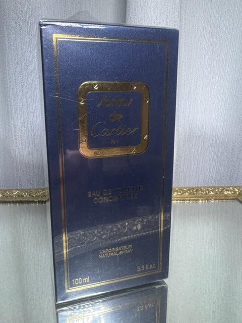 Cartier Santos de Cartier concentree edt 100 ml. Vintage 1982. Sealed