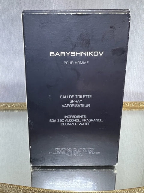 Baryshnikov pour homme edt 100 ml. Vintage 1991 edition.