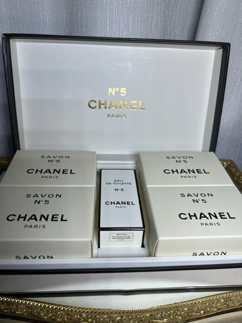 Cofanetto profumo Chanel n. 5. Raro, vintage anni '70. Sigillato