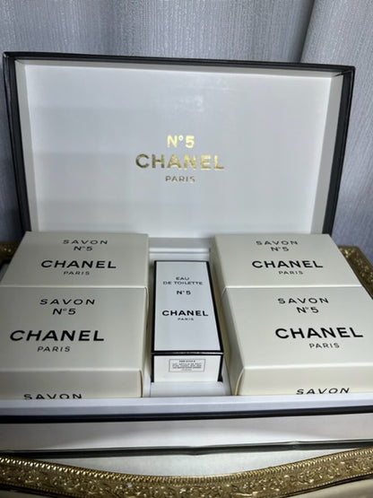 Cofanetto profumo Chanel n. 5. Raro, vintage anni '70. Sigillato