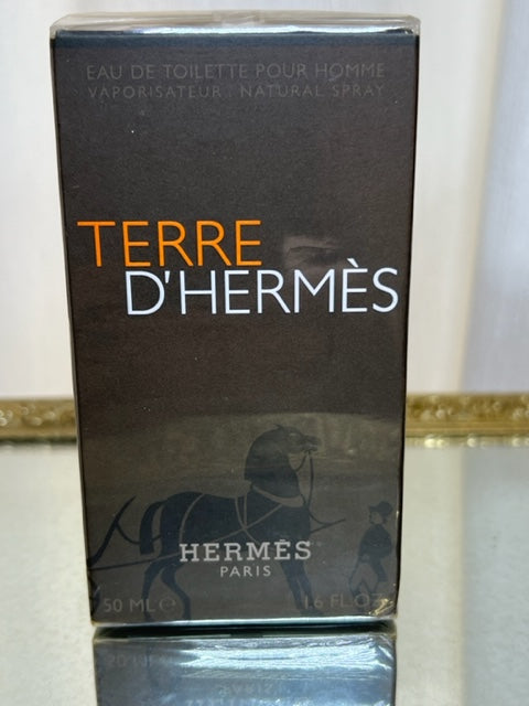 Terre d’Hermes edt 100 ml. Extremely rare vintage original first edition. Sealed